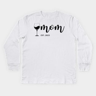 Mom 2023 Kids Long Sleeve T-Shirt